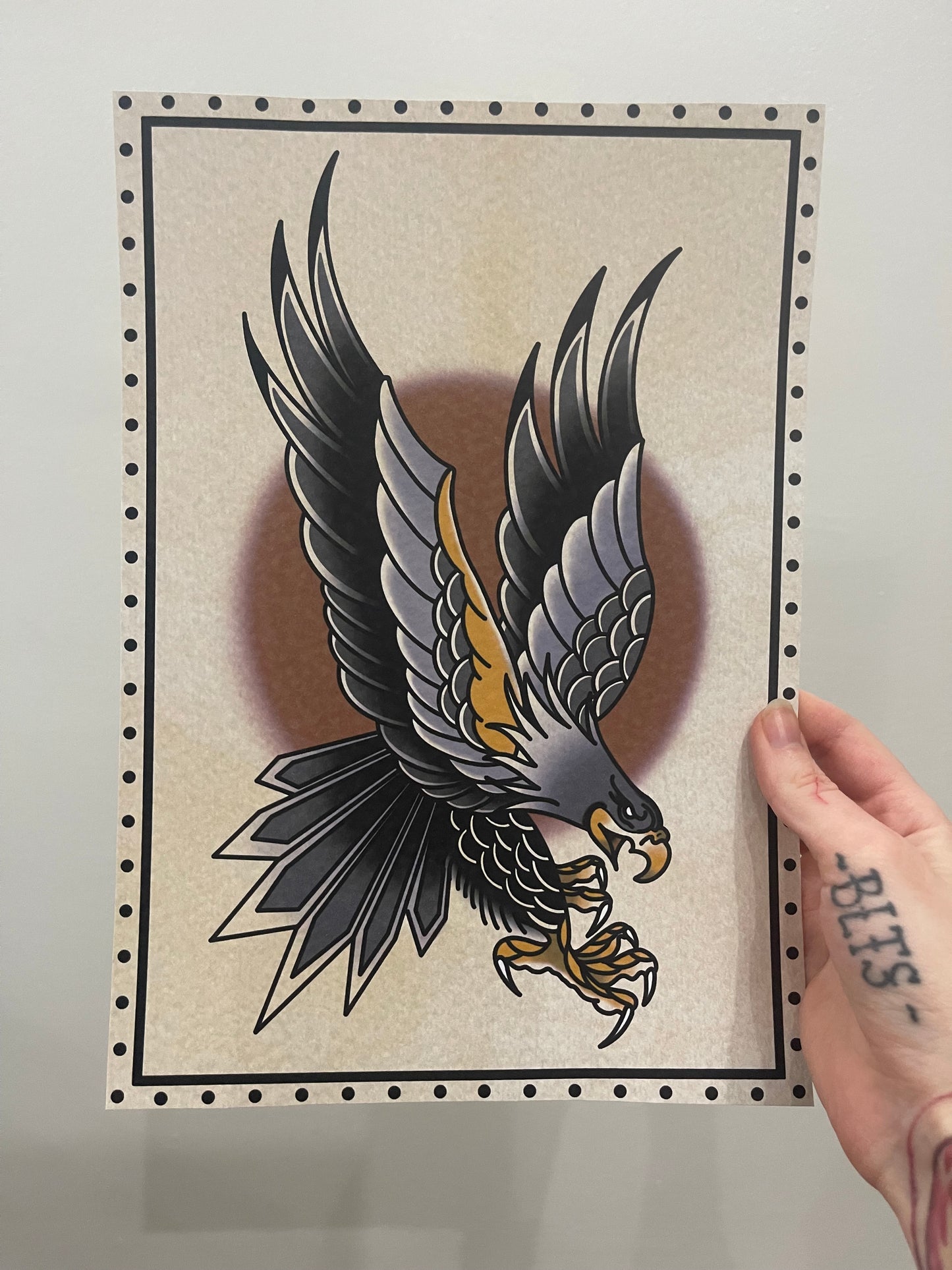 Eagle - A4 art print.