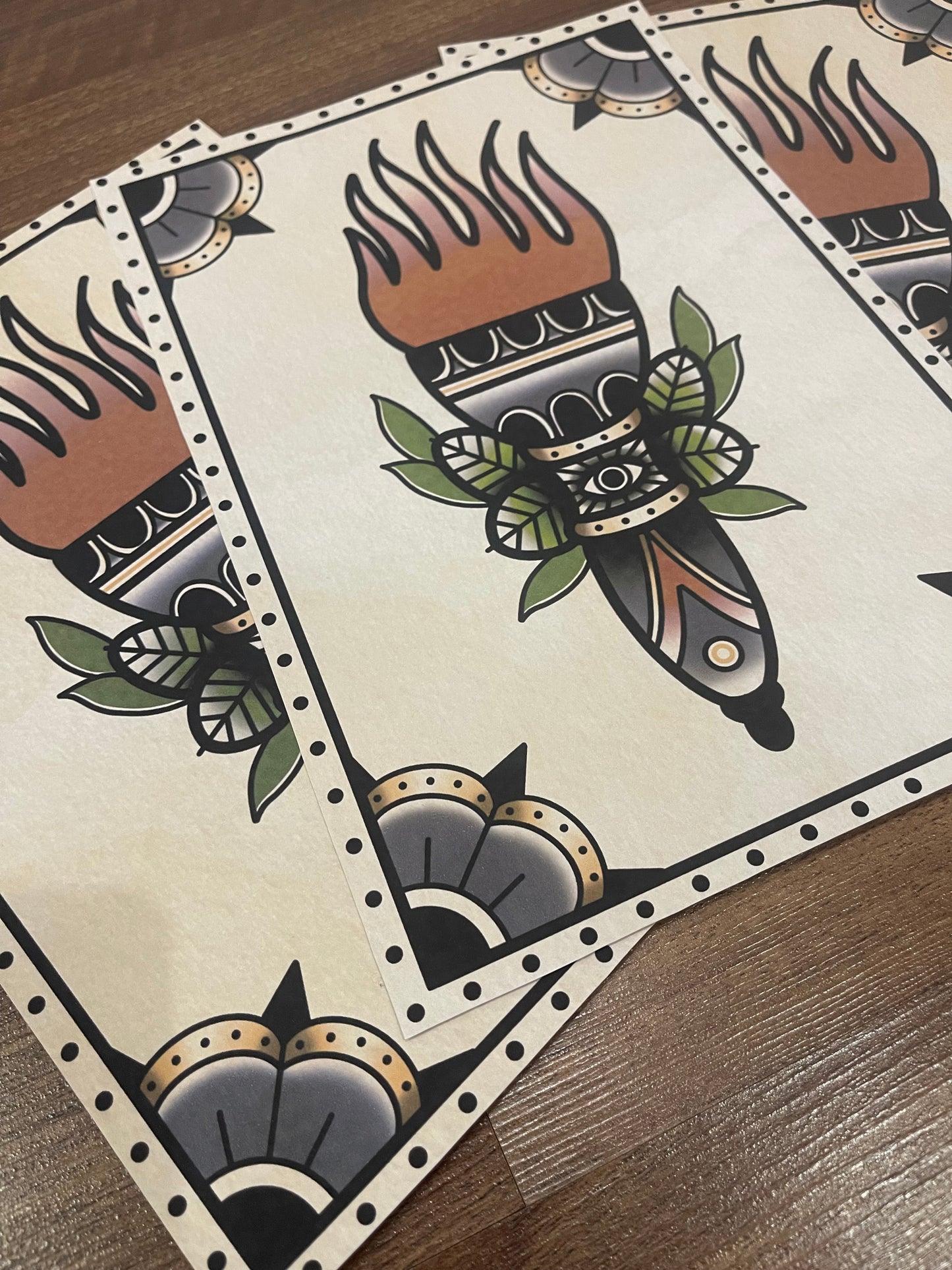 Torch - A4 art print