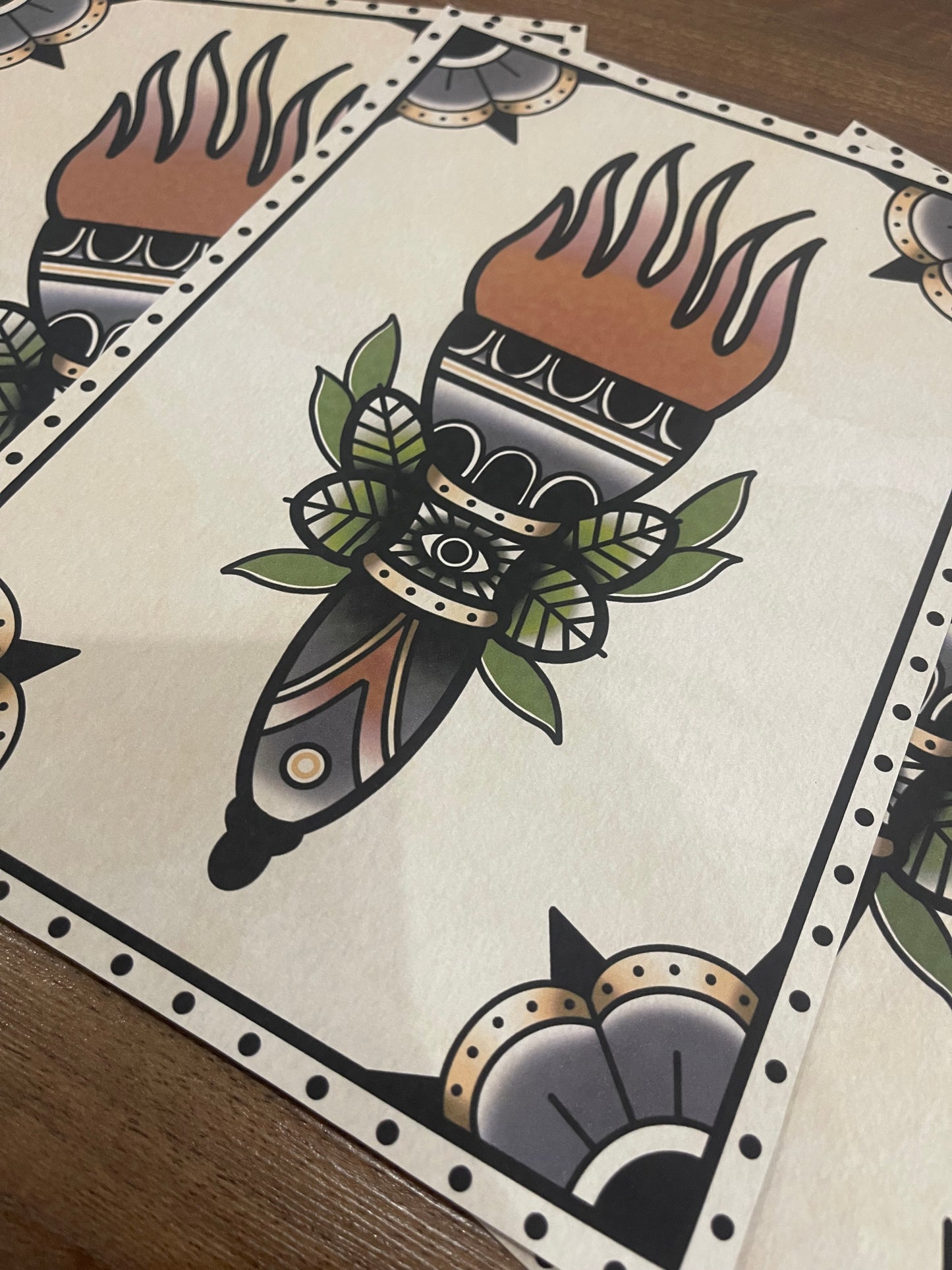 Torch - A4 art print